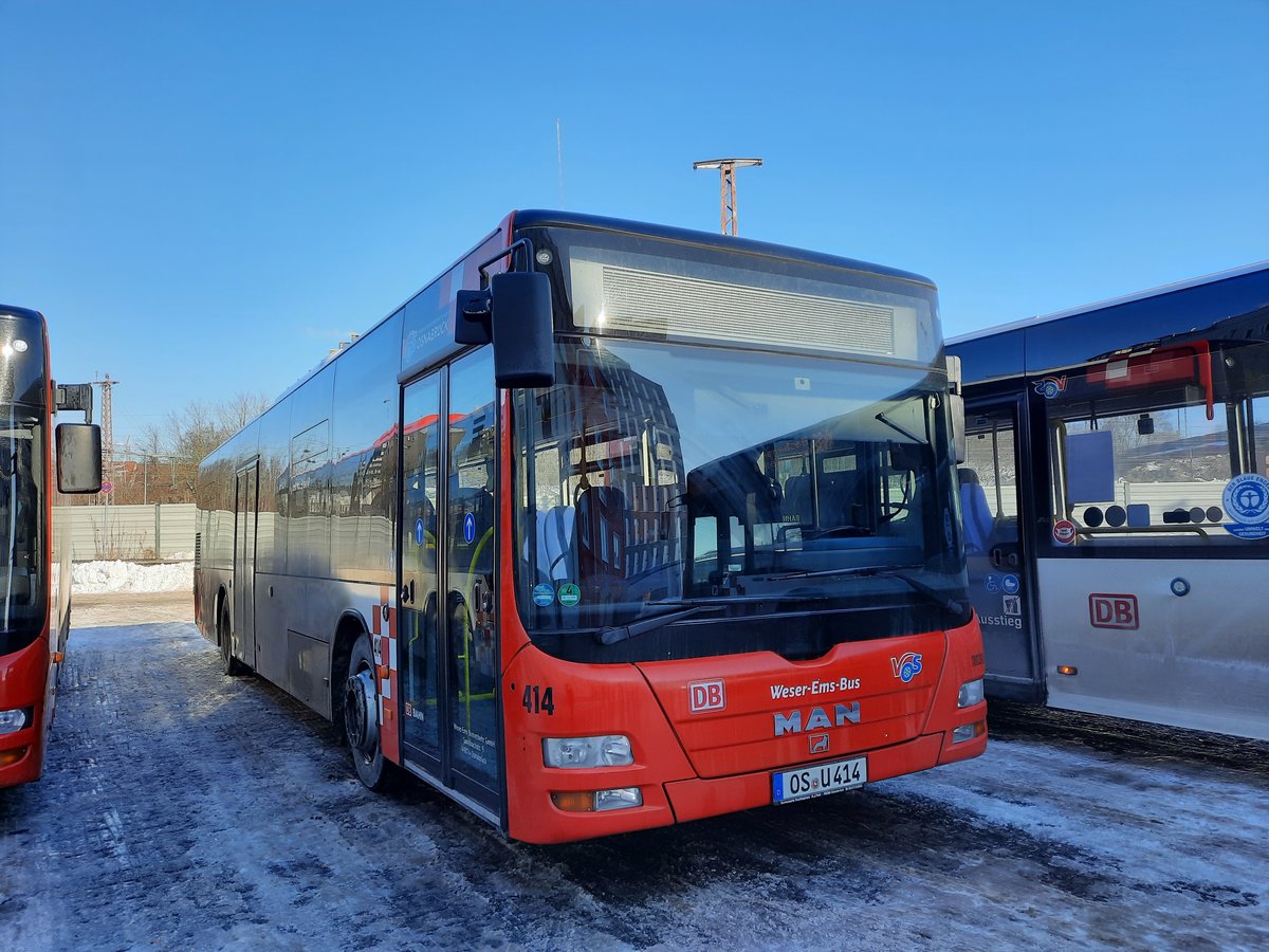Weser-Ems Bus 414
Aufgenommen am 13 Februar 2021
Osnabrück Hauptbahnhof 
OS U 414